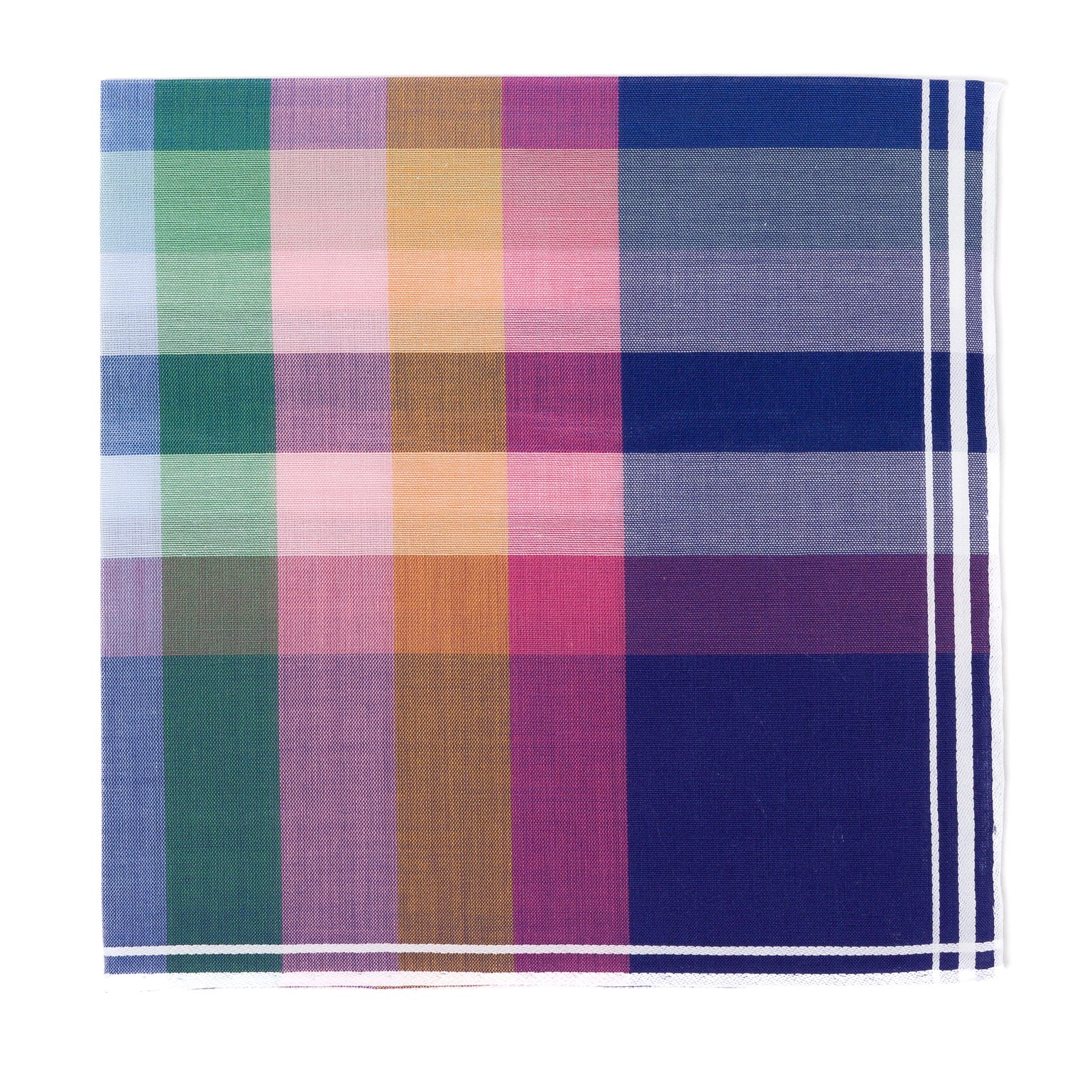 Einstecktuch "Giverny Satin" aus reiner Baumwolle - Handrolliert
